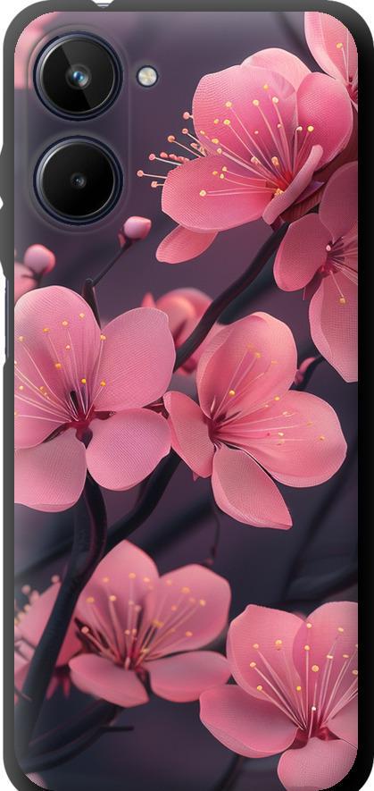 Чехол на Realme 10 Пурпурная сакура (6075b-2946-42517)
