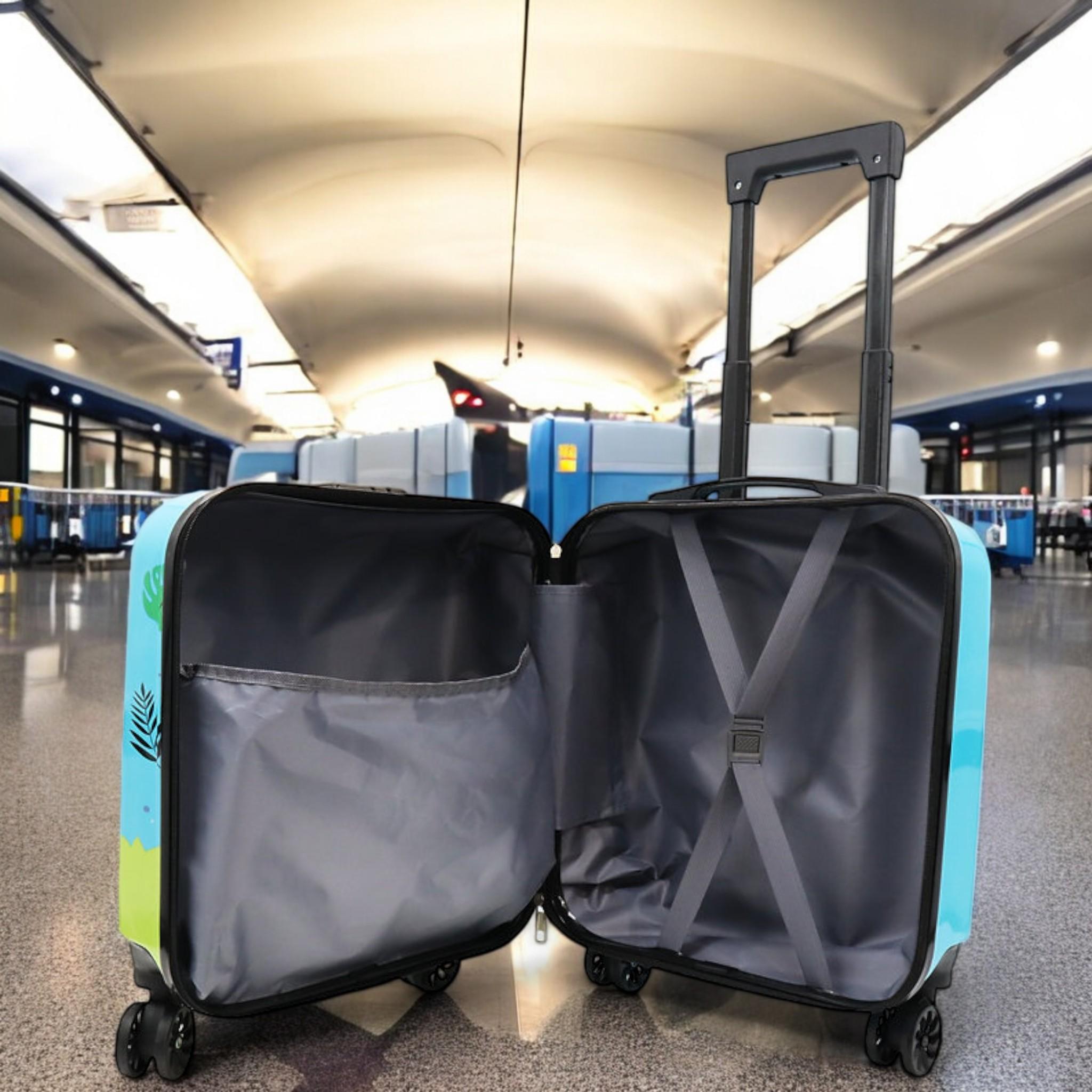 Валіза дитяча H&H Little Tiger ABS-пластик на 4 коліщатках з кодовим замком 35 л (S_D-1) - фото 3 Валіза дитяча H&H Little Tiger ABS-пластик на 4 коліщатках з кодовим замком 35 л (S_D-1) - фото 3