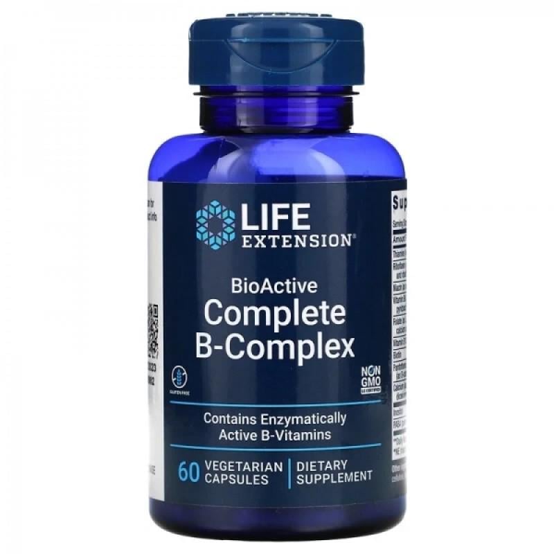 Витамины Life Extension BioActive B-Complex 60 капс. (LEX-19456) - фото 1