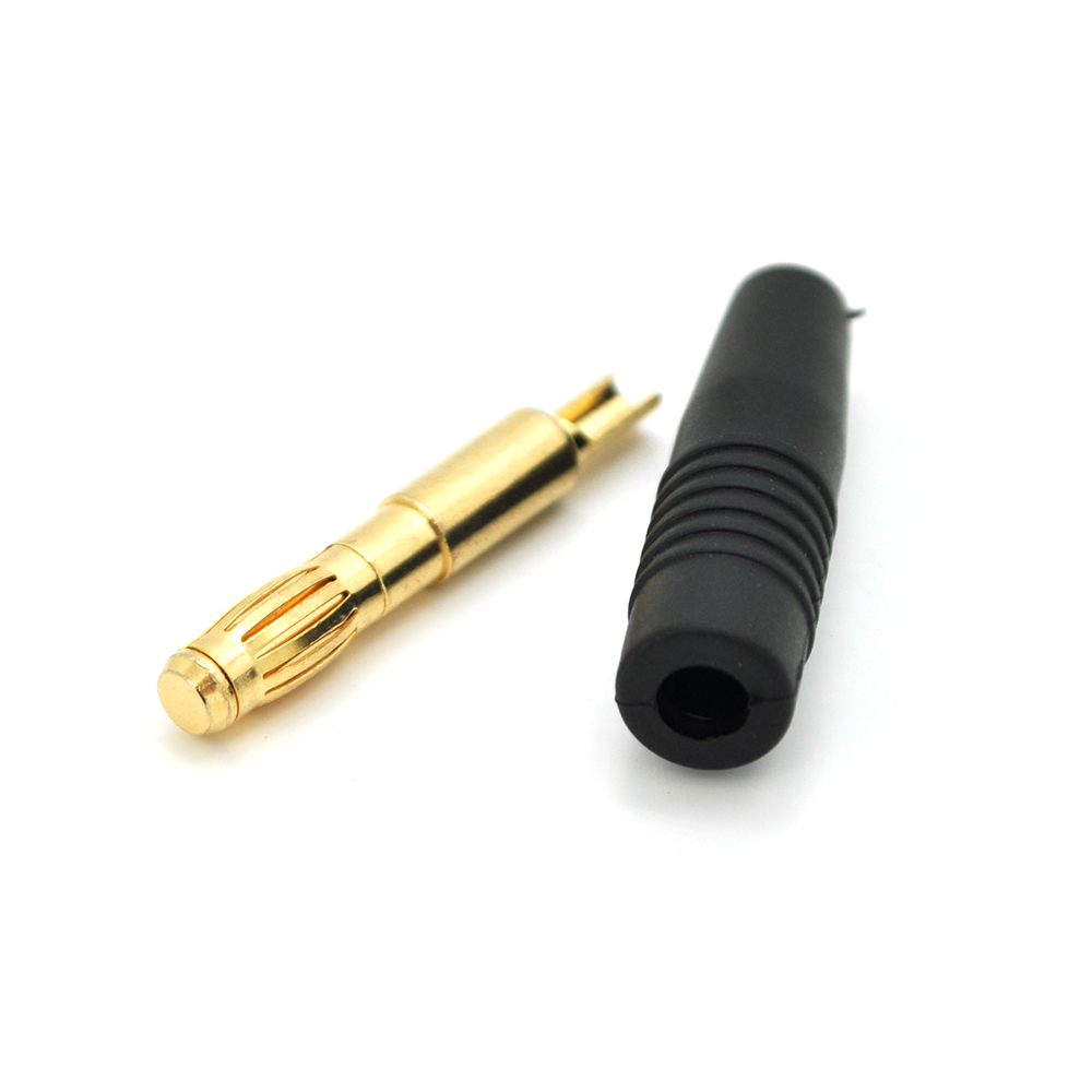 Накінечник кабельний гвинтовий VOLTRONIC ПВХ позолочений 5 мм 100 шт. Чорний (YUT_V2953)