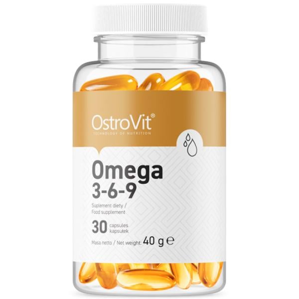 Омега для спорту OstroVit Omega 3-6-9 30 Caps