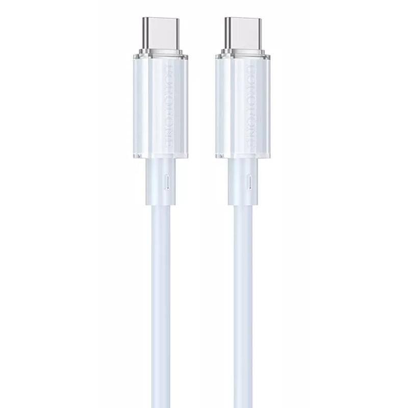 Дата-кабель Borofone BX112 Lemon Type-C to Type-C 60W 1 м Blue (00000073987_1)