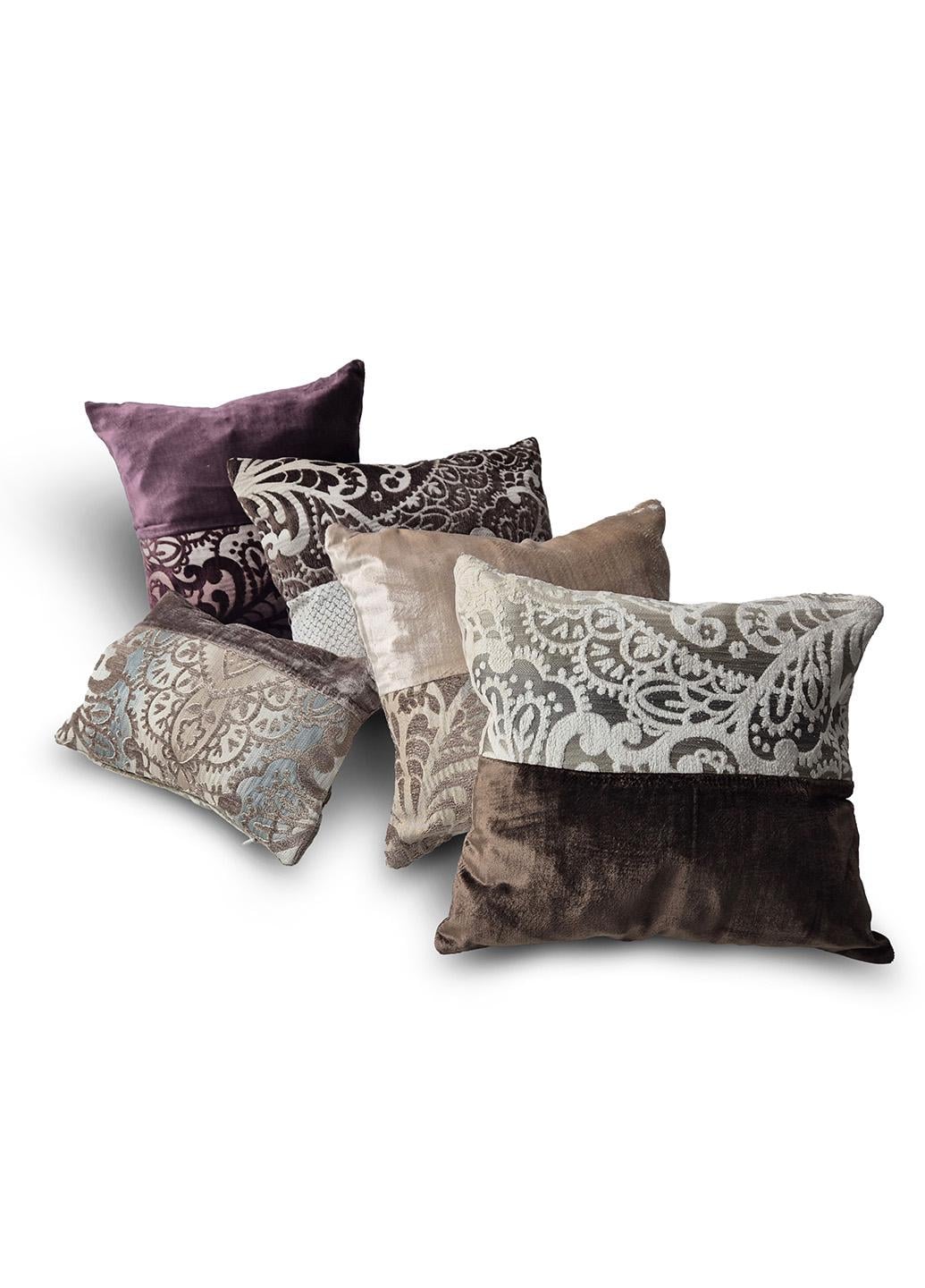 Комплект декоративних подушок Firanka Arabeska 35х29 см 2 шт./29х29 см 2 шт./29х19 см 1 шт. Різнокольоровий (п_0837)