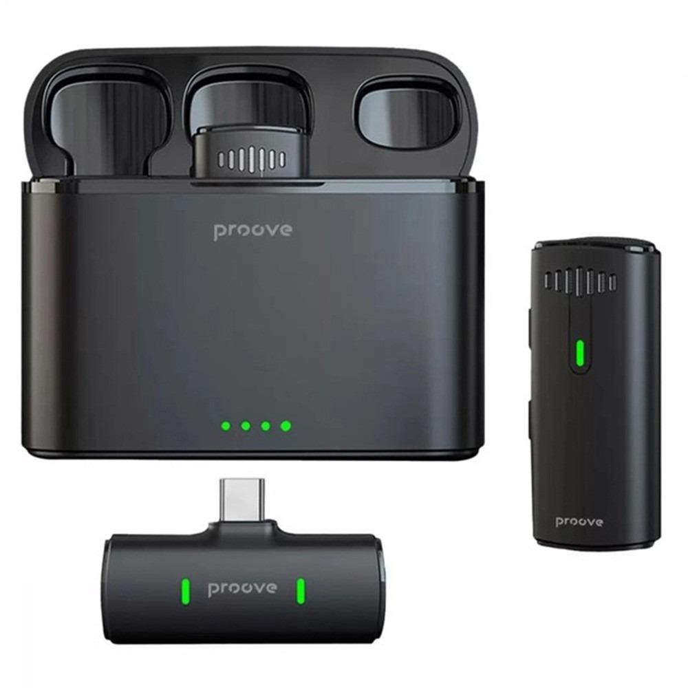 Микрофон петличный беспроводной Proove Demo Type-C Черный (ULT-7047228)