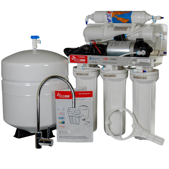 Фильтр обратного осмоса с насосом Новая Вода NW-RO525P Smart (4077) - фото 5