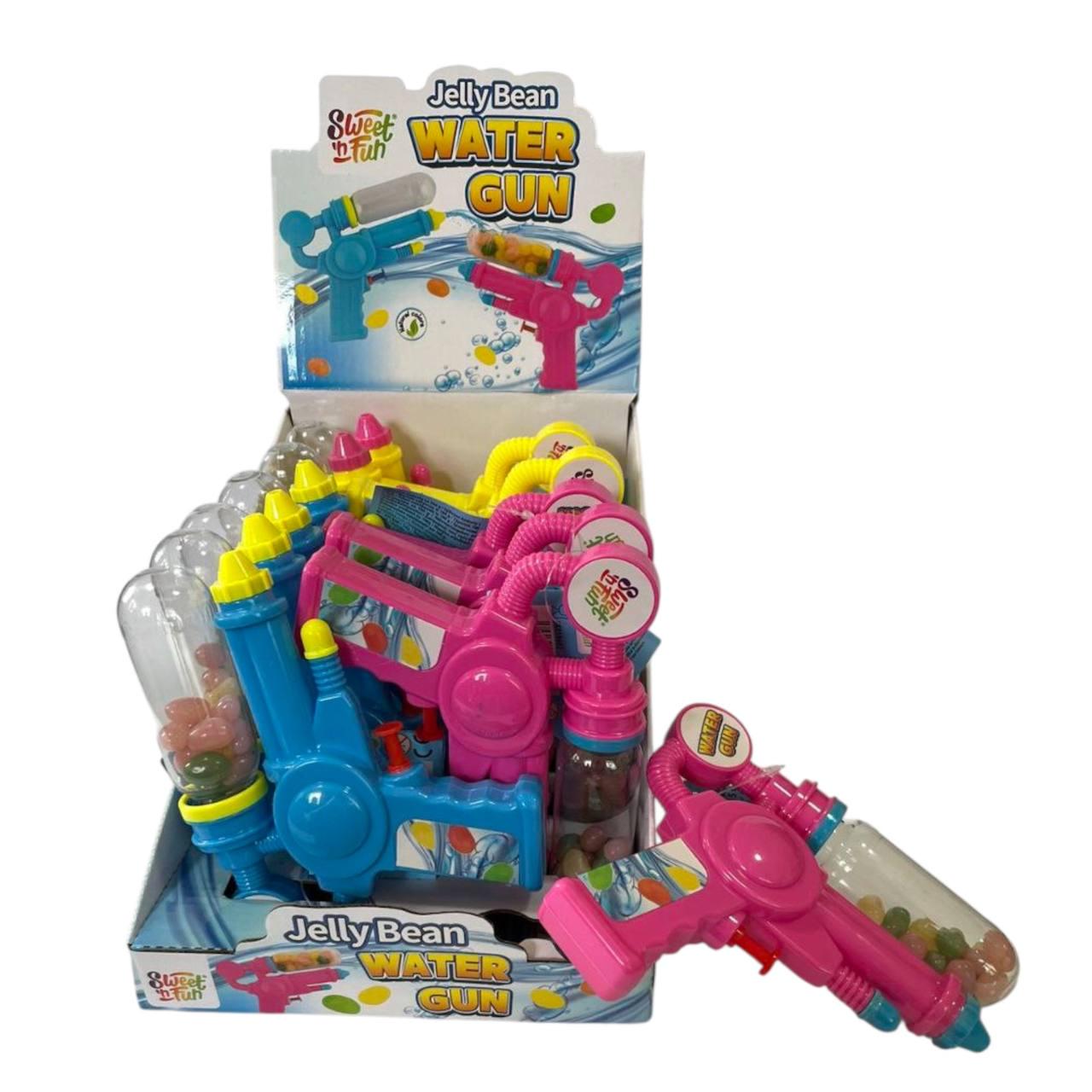 Цукерка Водяний пістолет із фруктовими драже Jelly Bean Water Gun 12 шт. (00000006486)