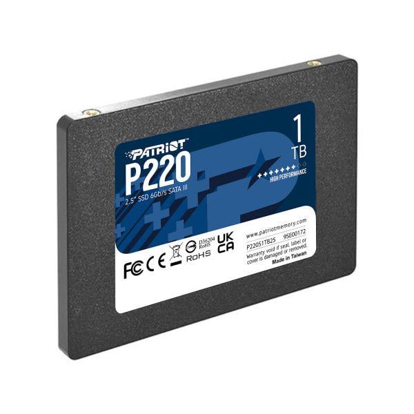 SSD-накопичувач Patriot P220 1TB 2,5" SATAIII TLC (P220S1TB25) - фото 3 SSD-накопичувач Patriot P220 1TB 2,5" SATAIII TLC (P220S1TB25) - фото 3