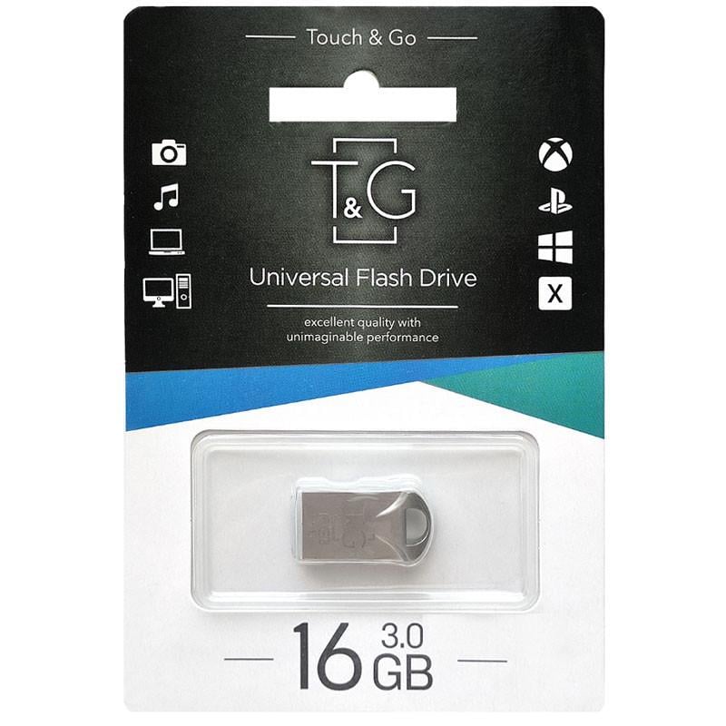 Флеш-драйв USB 3,0 Flash Drive T&amp;G 106 Metal Series 16GB Срібний (00000069315_2)