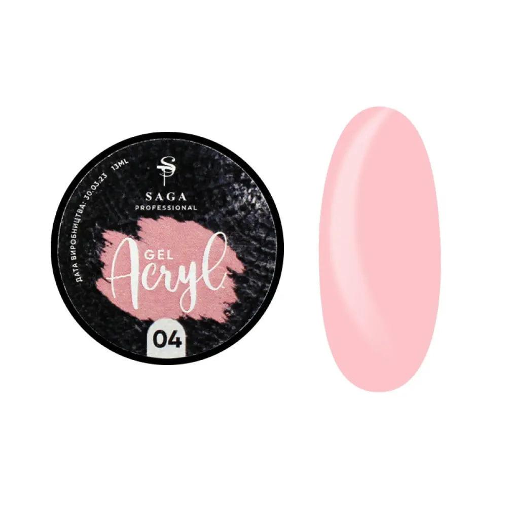 Гель для наращивания Saga Acryl Gel №04 13 мл