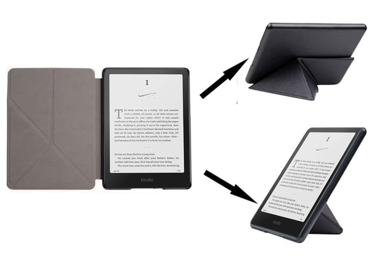 Чехол-обложка Primolux Transformer для книги Amazon Kindle Paperwhite 12th Gen. 2024 Black (26568917) - фото 3 Чехол-обложка Primolux Transformer для книги Amazon Kindle Paperwhite 12th Gen. 2024 Black (26568917) - фото 3