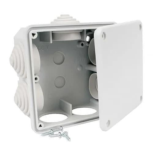 Коробка Копос без вводів для зовнішнього монтажу 117х117х58 мм IP54 Світло-сірий (8112_KA)