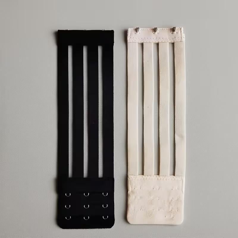 Розширювач-застібка для бюстгальтера еластичний на 3 гачки 3 ряди Білий (3000003840) - фото 3