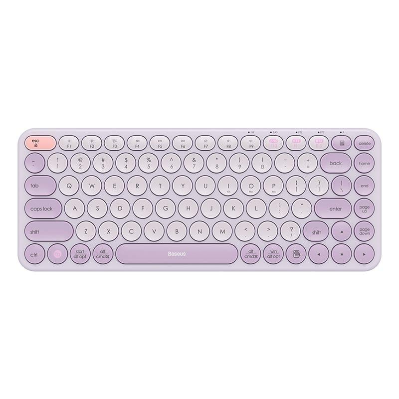 Клавиатура BASEUS K01A Wireless Tri-Mode Keyboard Purple (B00955503513-00) - фото 1