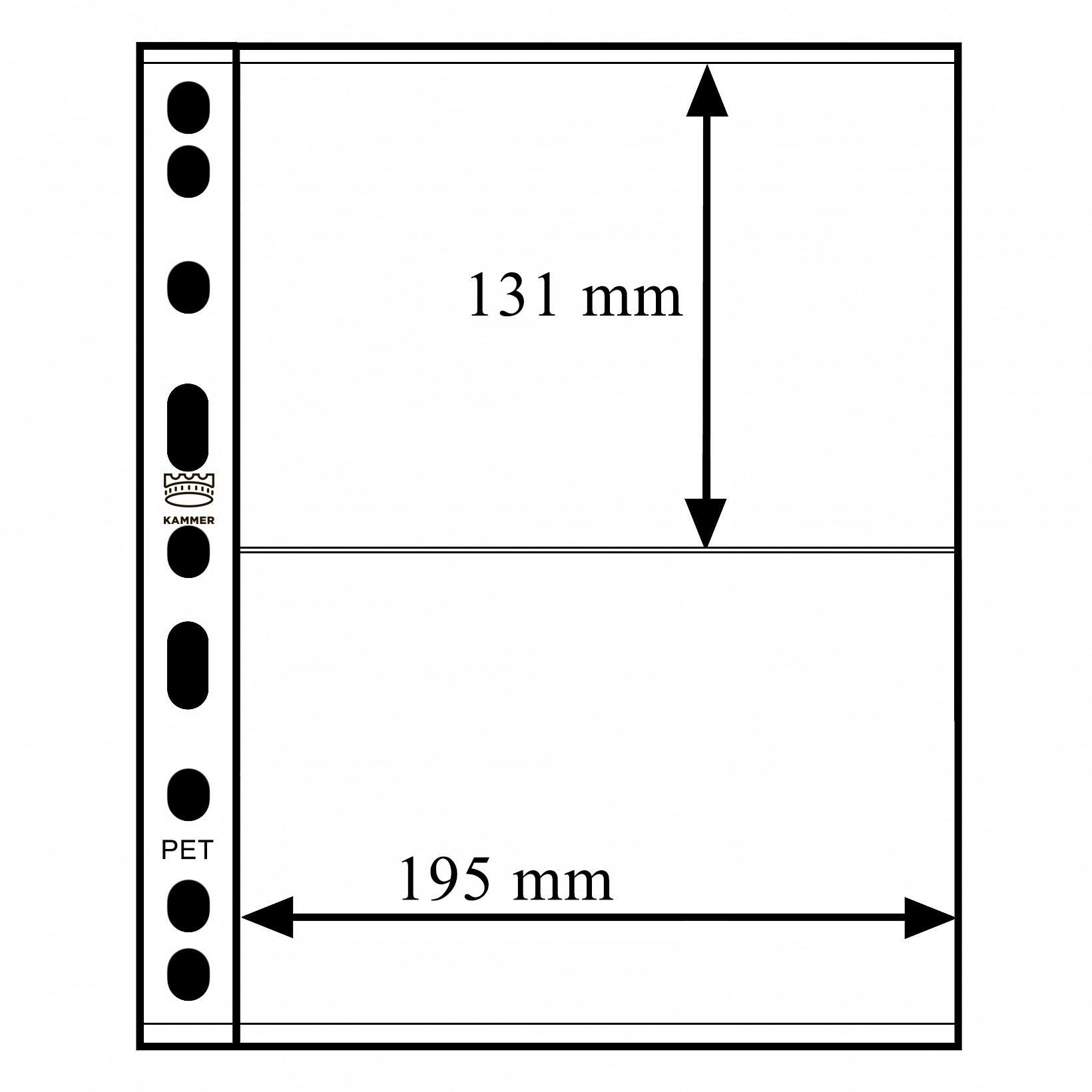 Лист для банкнот Kammer Standart на 2 комірки - фото 2