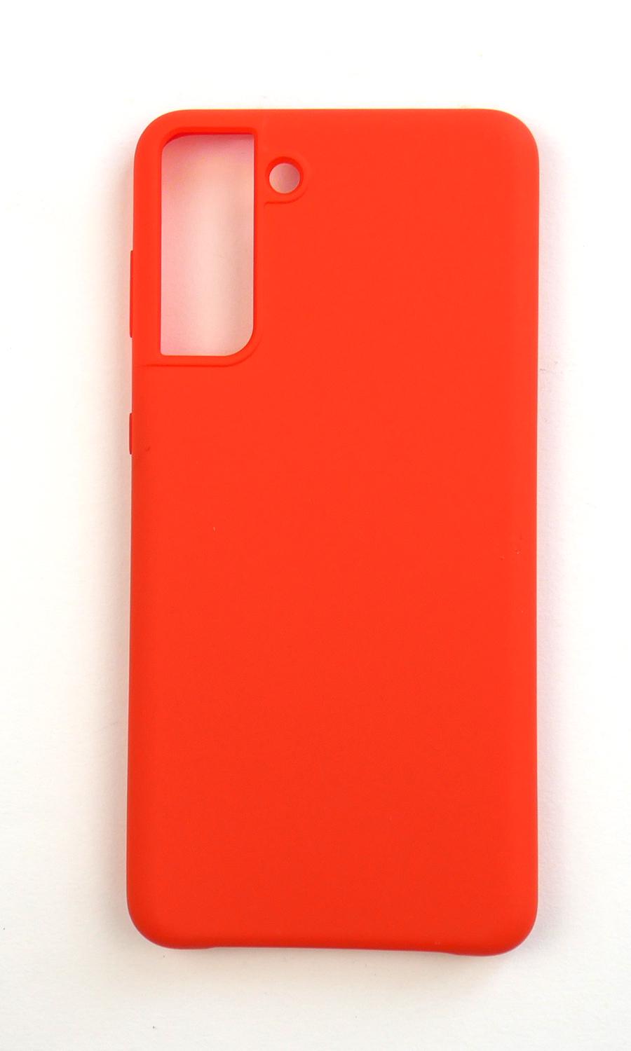 Чехол Jelly Silicone Case Samsung S21 Plus Orange (13)