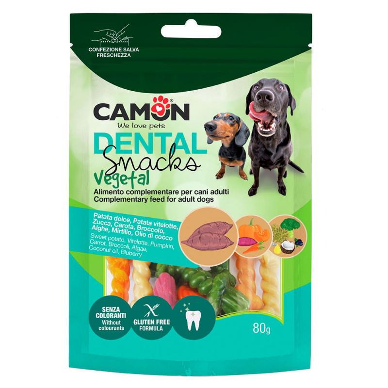 Лакомства для собак для дрессировки Camon Dental Snack узловая кость из сладкого картофеля 6 см Mix 80 г (2729926882) - фото 1 Лакомства для собак для дрессировки Camon Dental Snack узловая кость из сладкого картофеля 6 см Mix 80 г (2729926882) - фото 1
