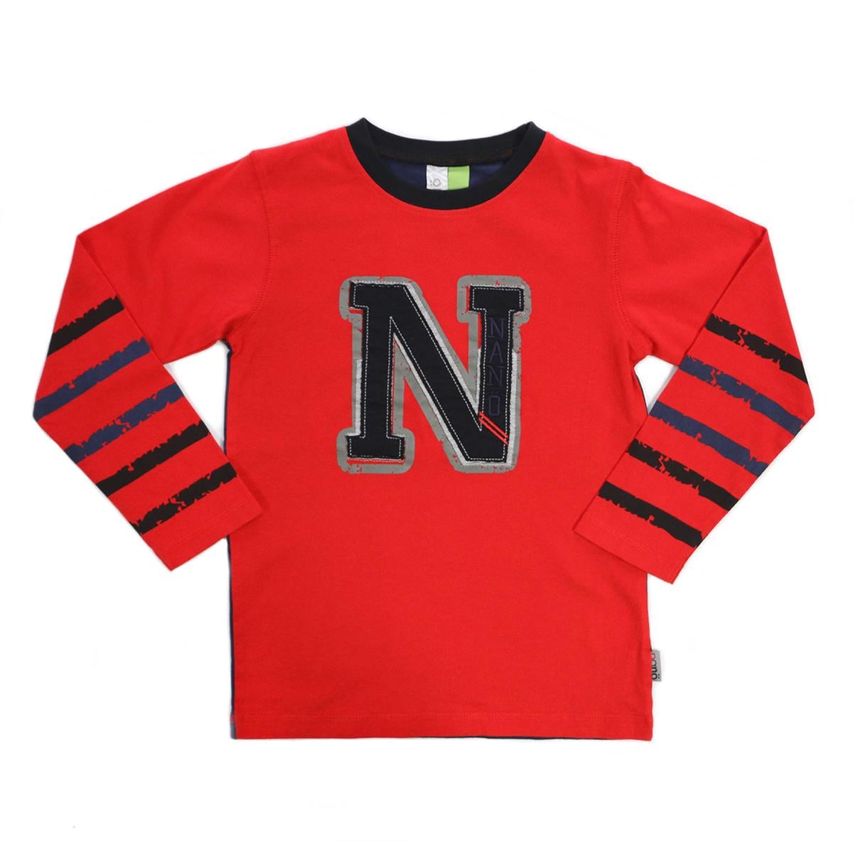 Свитшот хлопковый для мальчика Nano F1411-02 с принтом 102-112 см Красный (F1411-02-4)