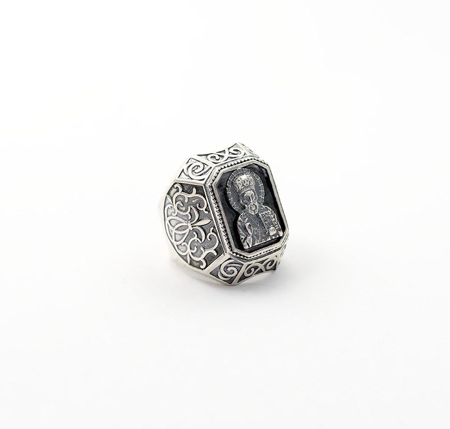 Кольцо Maxi Silver 8457 SE Николай Чудотворец р. 18 (8845780)