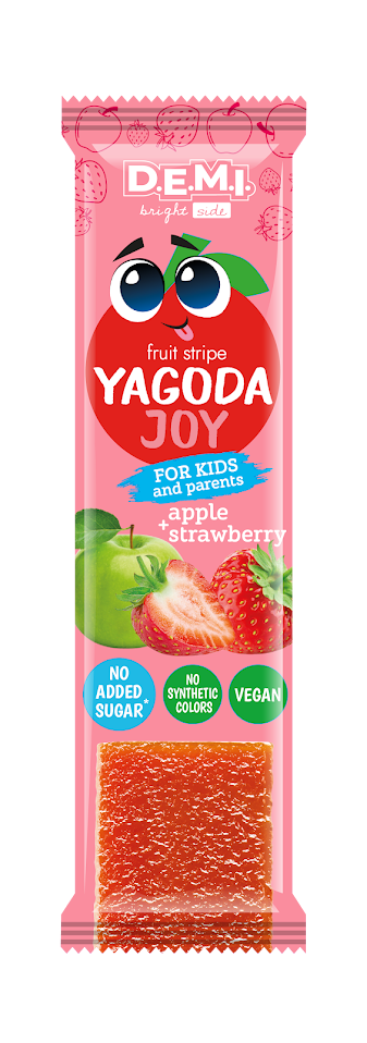 Пастила фруктова Yagoda Joy Полуниця 15 г (2603674598)