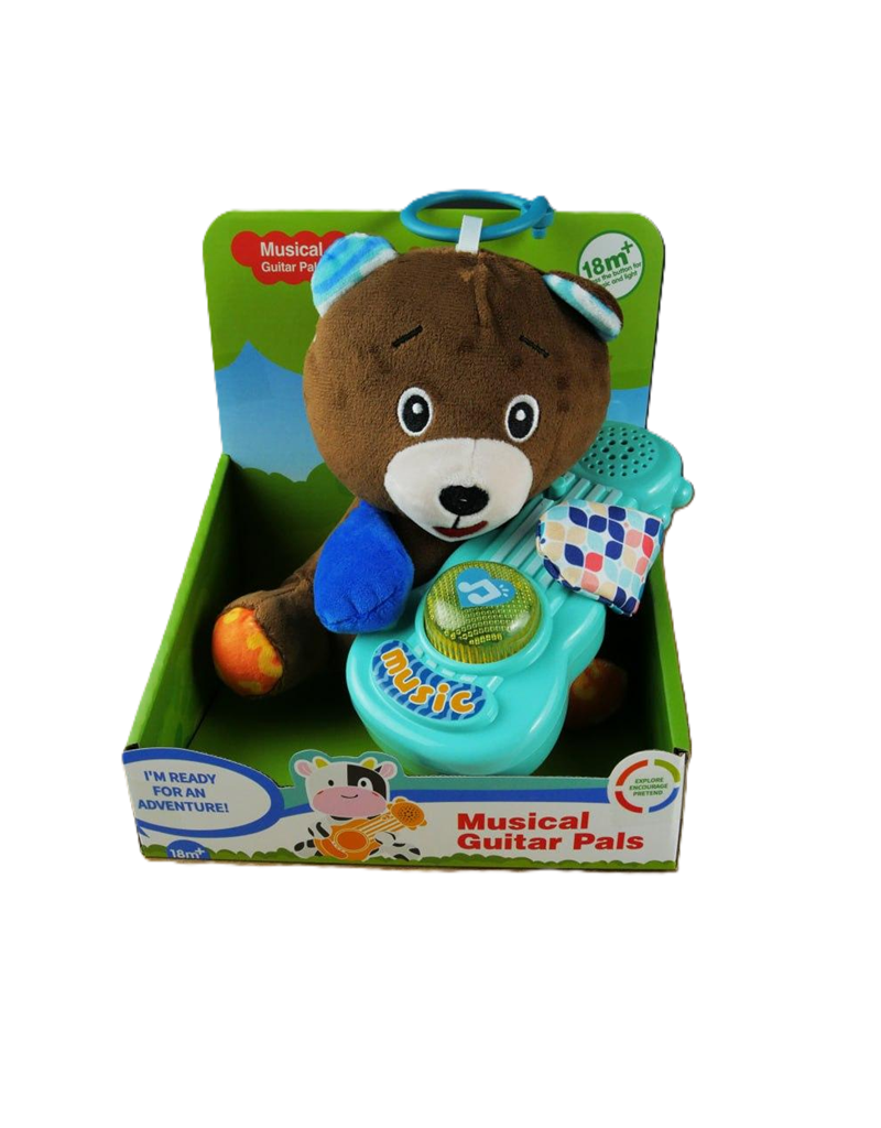 Игрушка музыкальная 1948-8 36 животное двигает лапкой/подсветка/мелодии/кольцо-фиксатор (167426)