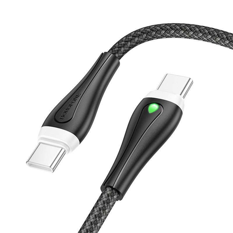 Дата-кабель Borofone BX100 Advantage 60W Type-C to Type-C 1 м Black (00000067644_1)