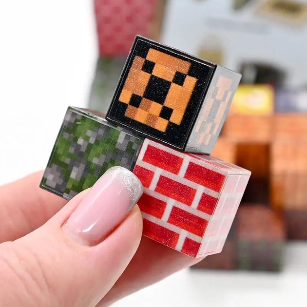 Набір блоковий магнітний Minecraft 84 елементи - фото 3 Набір блоковий магнітний Minecraft 84 елементи - фото 3