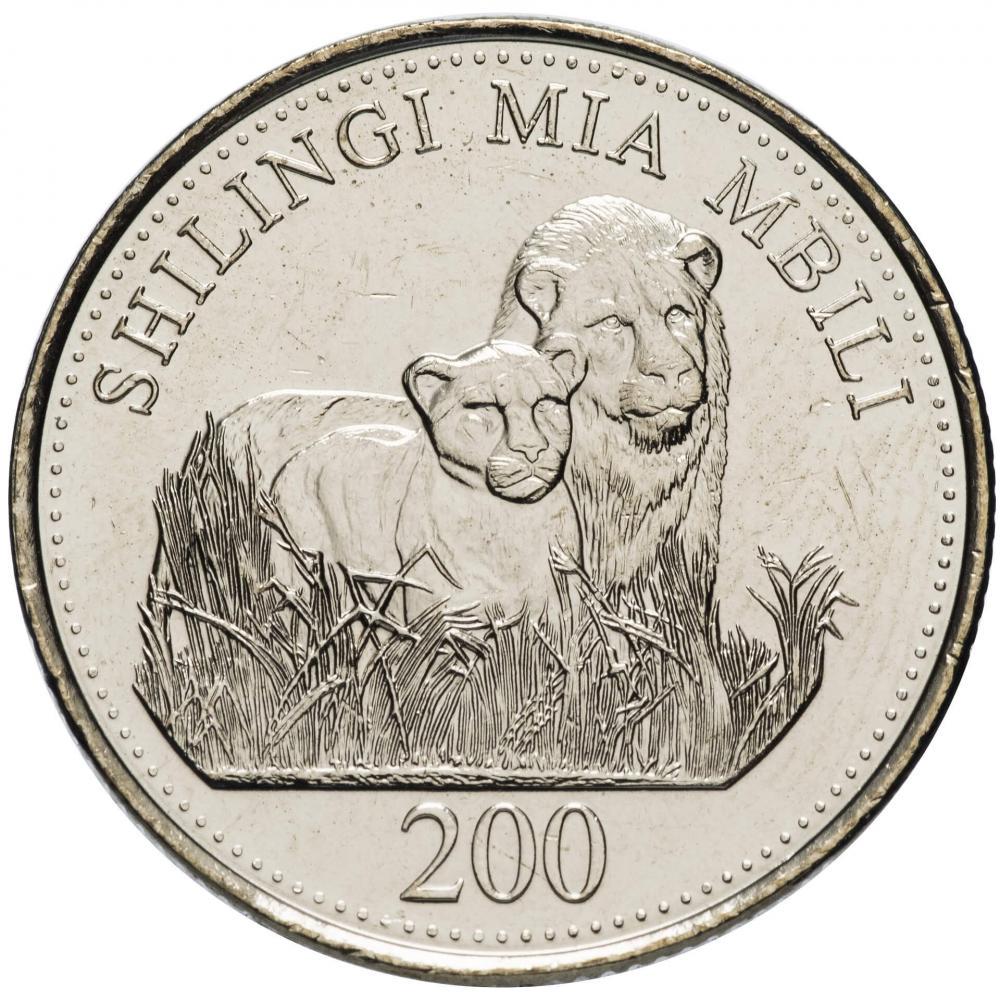 Коллекционная монета Танзания 200 шиллингов 2014 UNC (KM#34) Коллекционная монета Танзания 200 шиллингов 2014 UNC (KM#34)