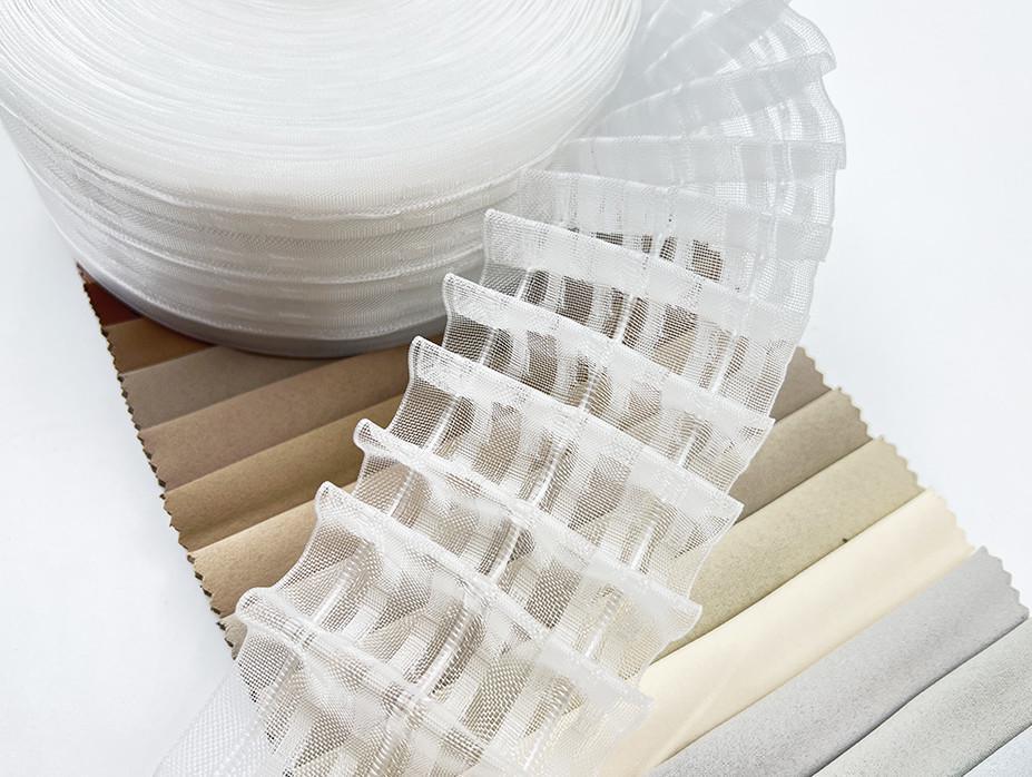 Равномерная тесьма 8 см 1/2 Прозрачный