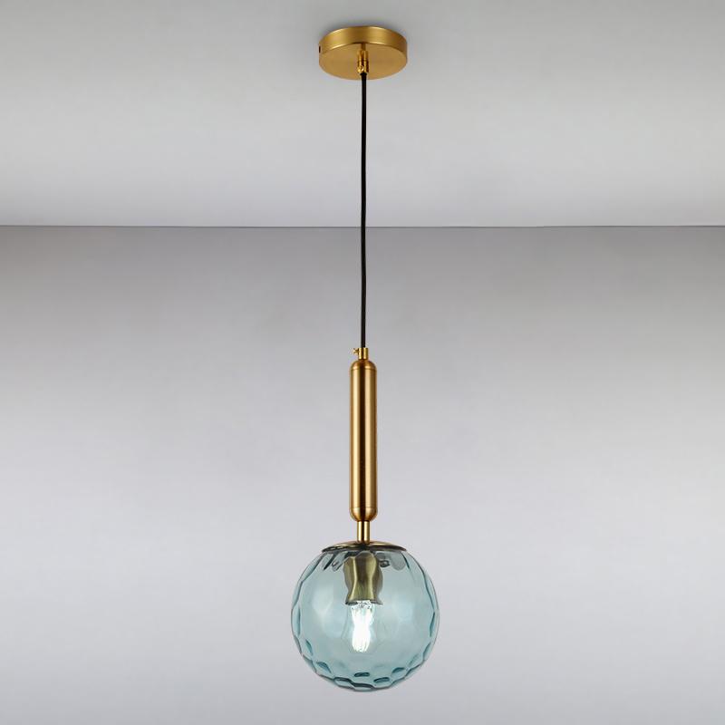 Люстра подвесная шар Light House LS-14838-1 Голубой