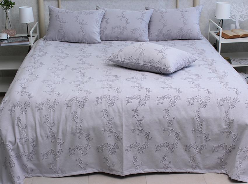 Покрывало Gloria 240x250 см Grey - фото 1 Покрывало Gloria 240x250 см Grey - фото 1