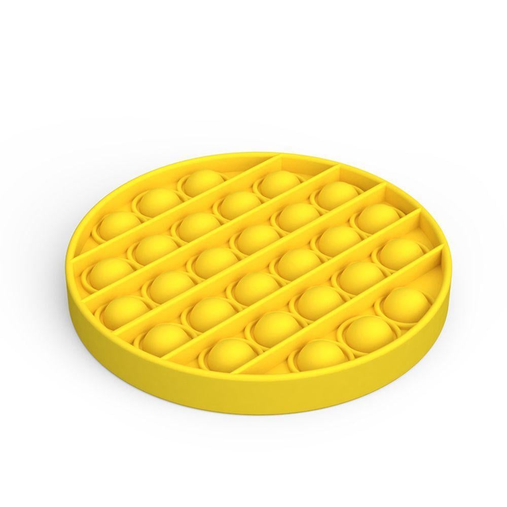 Игрушка антистресс Sibelly Pop It Mono Circle Yellow - фото 2