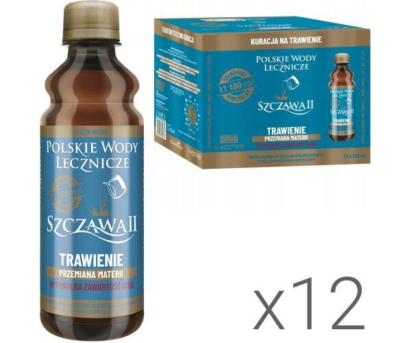 Вода мінеральна лікувальна для травлення Szczawa II Trawienie 12 шт. х 0,33 л (18344) - фото 4 Вода мінеральна лікувальна для травлення Szczawa II Trawienie 12 шт. х 0,33 л (18344) - фото 4