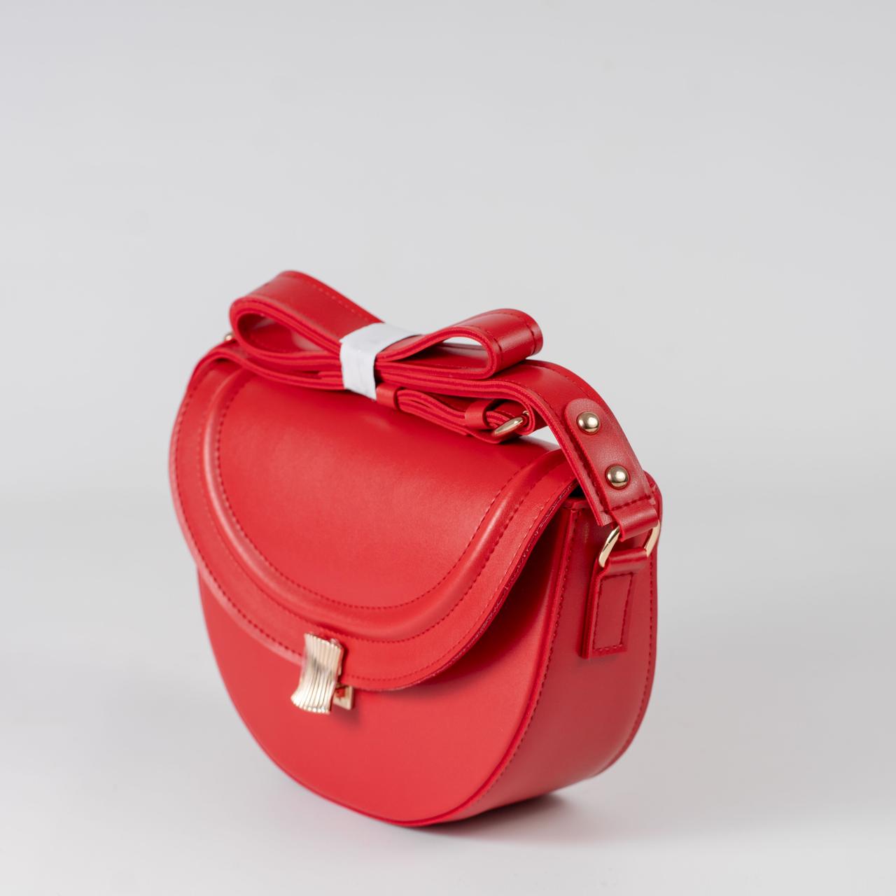 Сумка женская седло XENIA № 22-24 Красный - фото 2