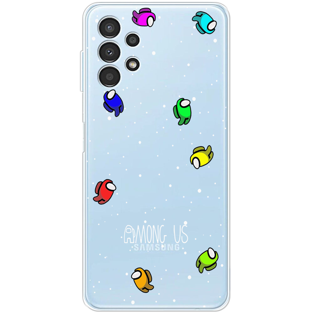 Чохол BoxFace Samsung Galaxy A13 4G (A135) Among Us Invisible Прозорий силікон (44331-bk76-44331)