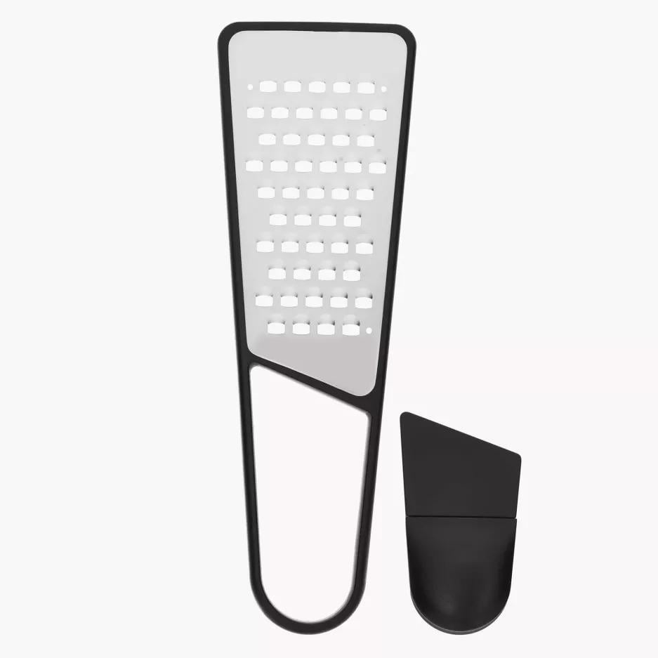 Міні-терка з овочечисткою 2в1 DUKA SKARP 27х9 см Сріблястий (1218770) - фото 2