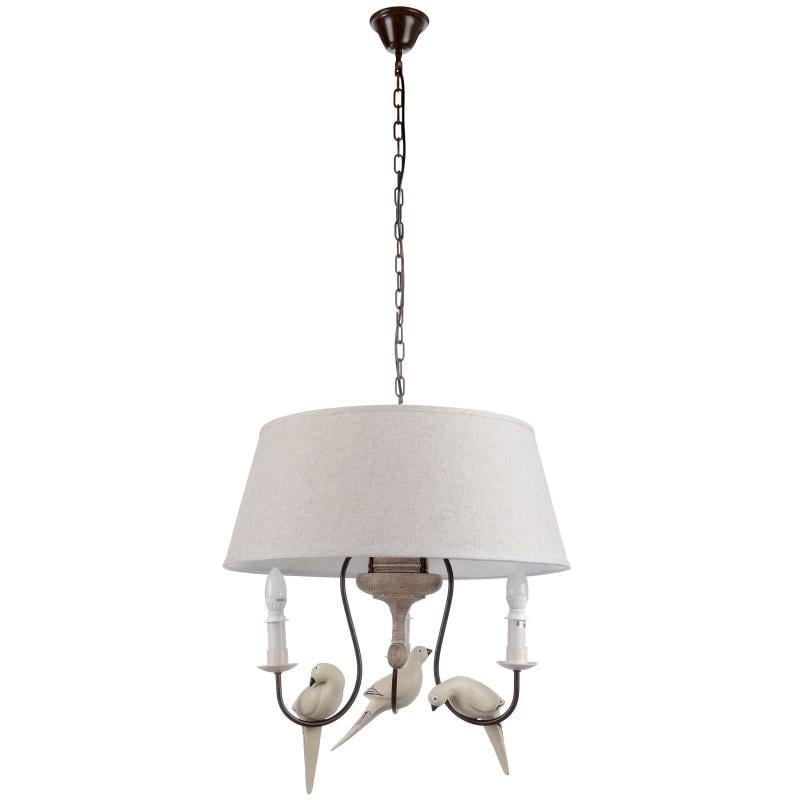 Люстра подвесная Brille BCL-494S/3 E14 с абажуром