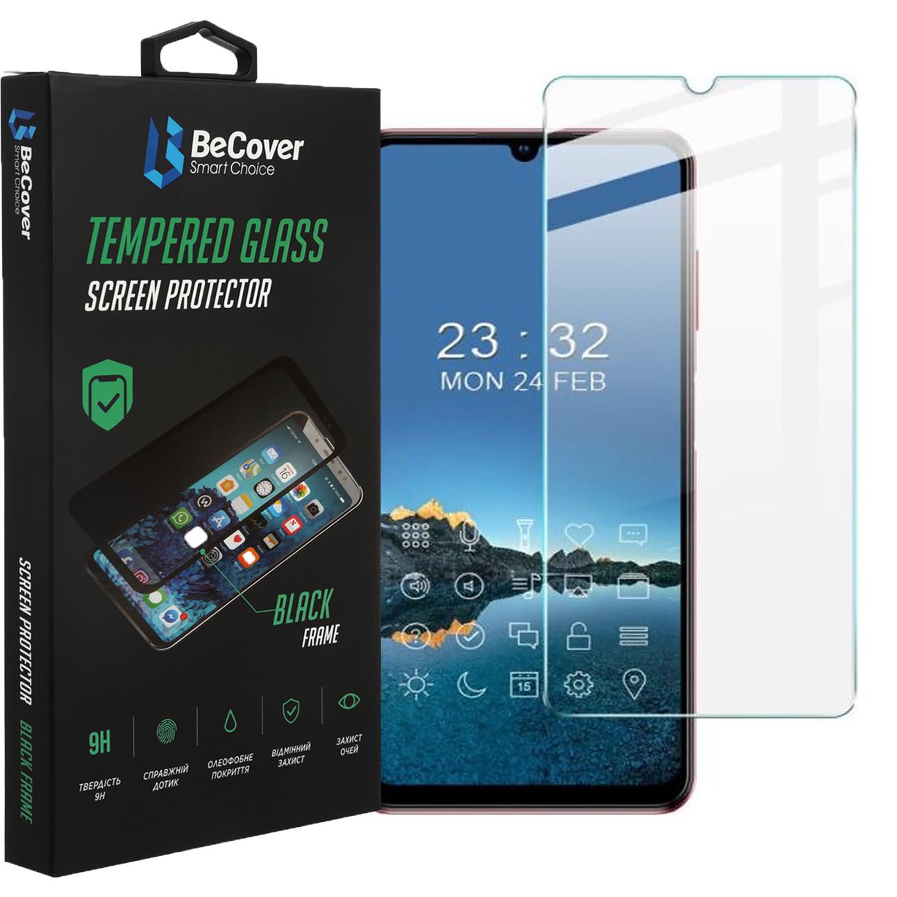 Защитное стекло BeCover для ZTE Blade A72/V40 Vita 3D Crystal Clear Glass (708563)