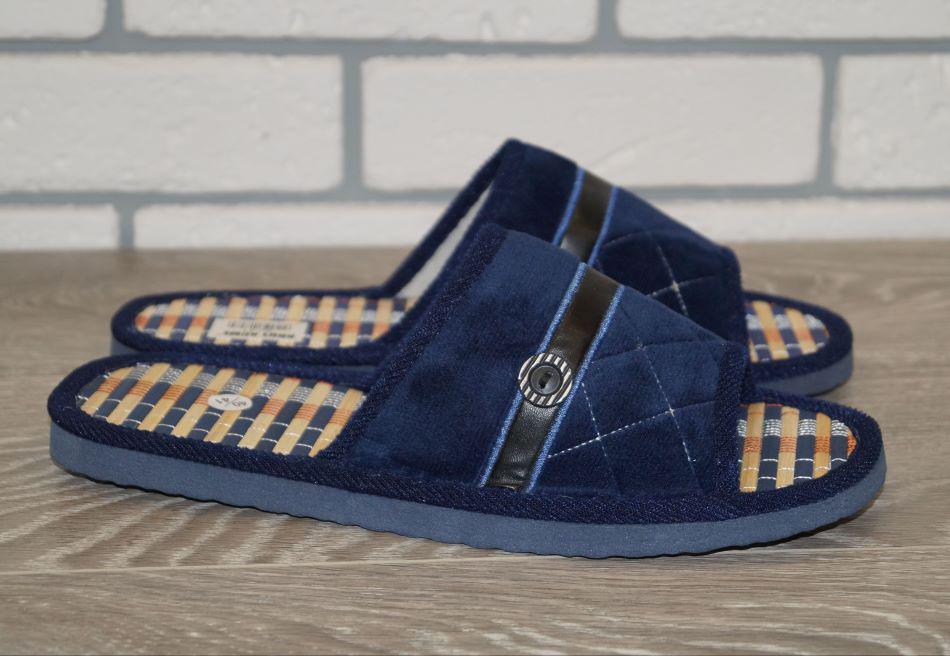 Тапочки комнатные LinH 40/41 р. 27,5 см Синий (30384-4041)