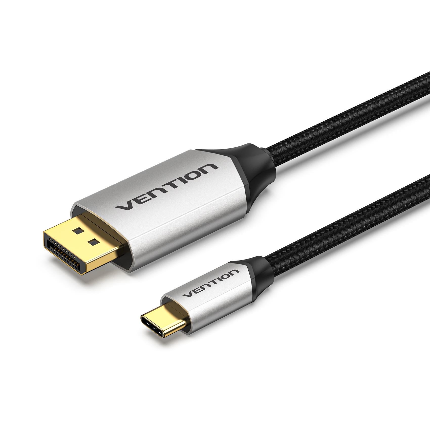 Кабель USB-C на DisplayPort Vention v2.1 16K 1.5 м Серый (CGWHG) Кабель USB-C на DisplayPort Vention v2.1 16K 1.5 м Серый (CGWHG)