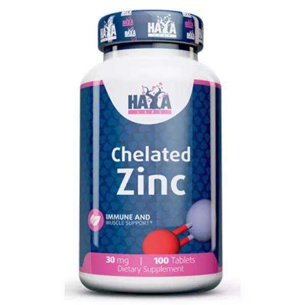 Цинк Haya Labs Zinc Bisglycinate 30 mg 100 tabs