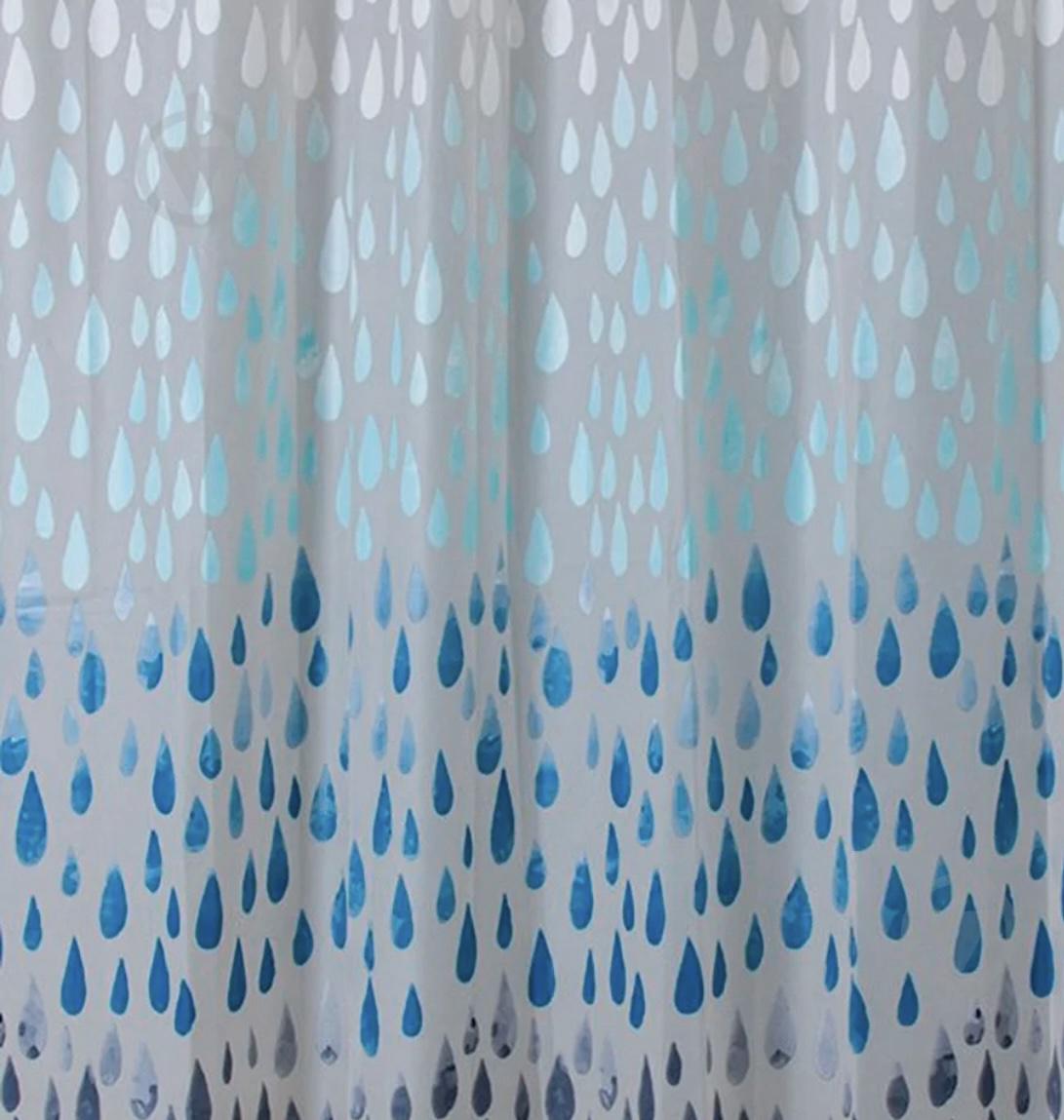 Штора для ванной Капли 180-180 без колец (345346534654435) - фото 2 Штора для ванной Капли 180-180 без колец (345346534654435) - фото 2