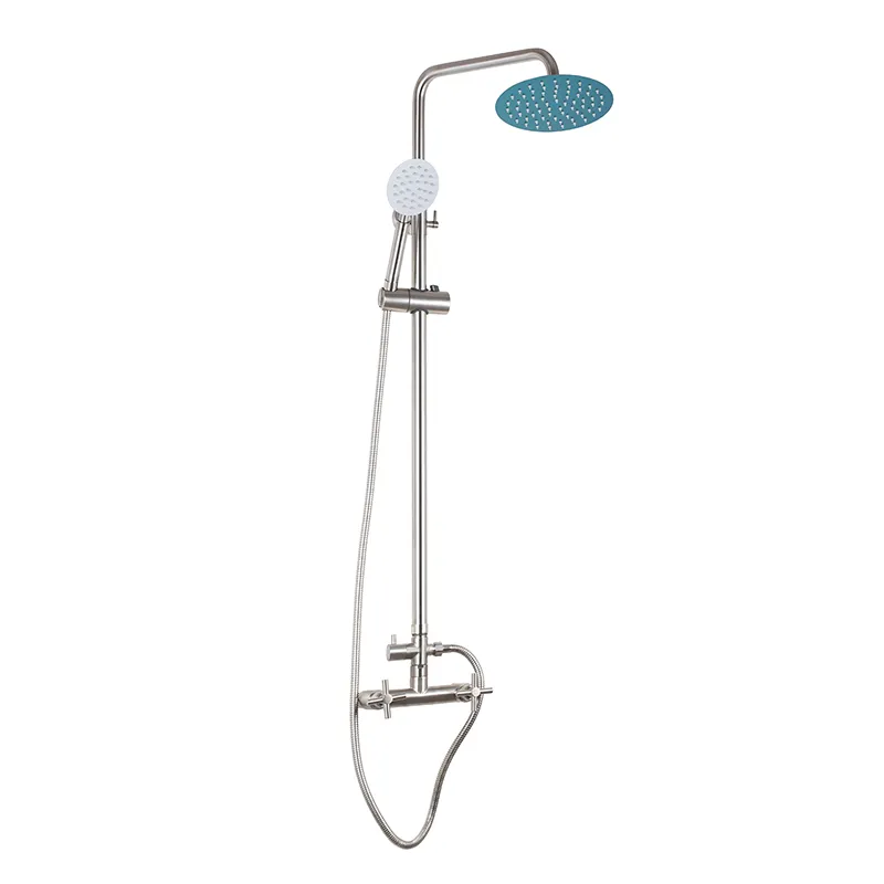 Душевая колонна MIXXUS DVE-003-J со смесителем нержавеющая сталь (MI6084)