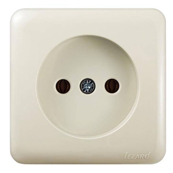 Розетка Lezard Viola 1-я Кремовый (751-0300-121B)