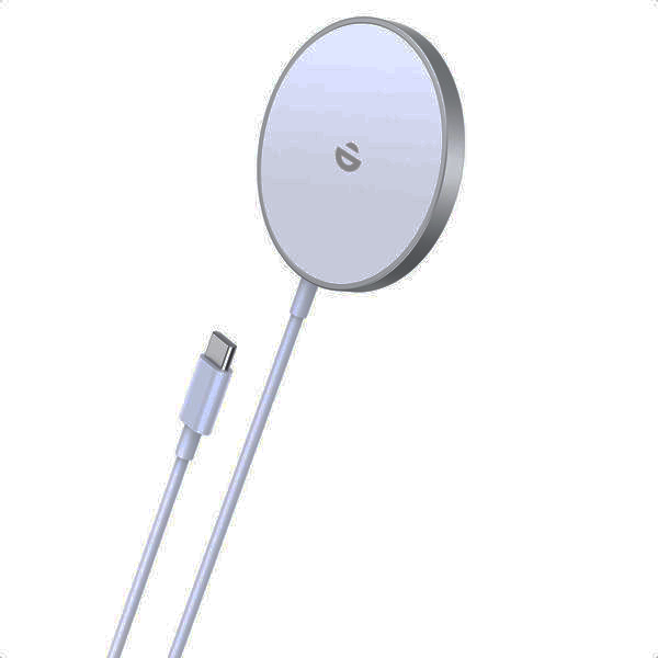 Зарядний пристрій бездротовий Choetech MagSafe Qi магнітний з алюмінієвою підставкою 15 Вт (H047) - фото 2 Зарядний пристрій бездротовий Choetech MagSafe Qi магнітний з алюмінієвою підставкою 15 Вт (H047) - фото 2