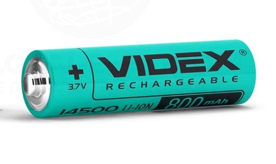 Аккумулятор литий-ионный Videx 14500 без защиты 800 mAh (25898308)