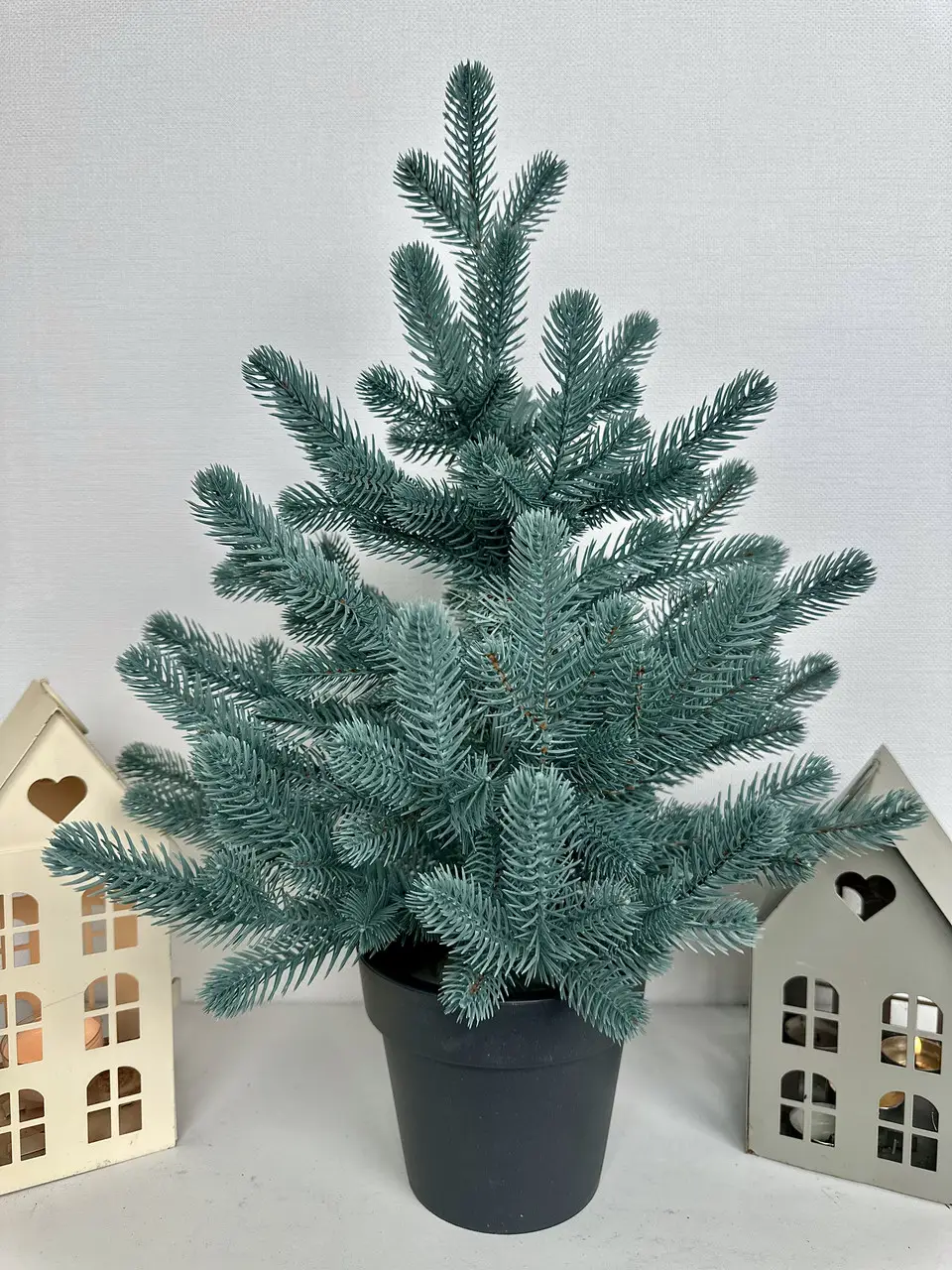 Ялинка штучна лита Traditional в горщику 50 см Блакитний (215N/50/B) - фото 5 Ялинка штучна лита Traditional в горщику 50 см Блакитний (215N/50/B) - фото 5