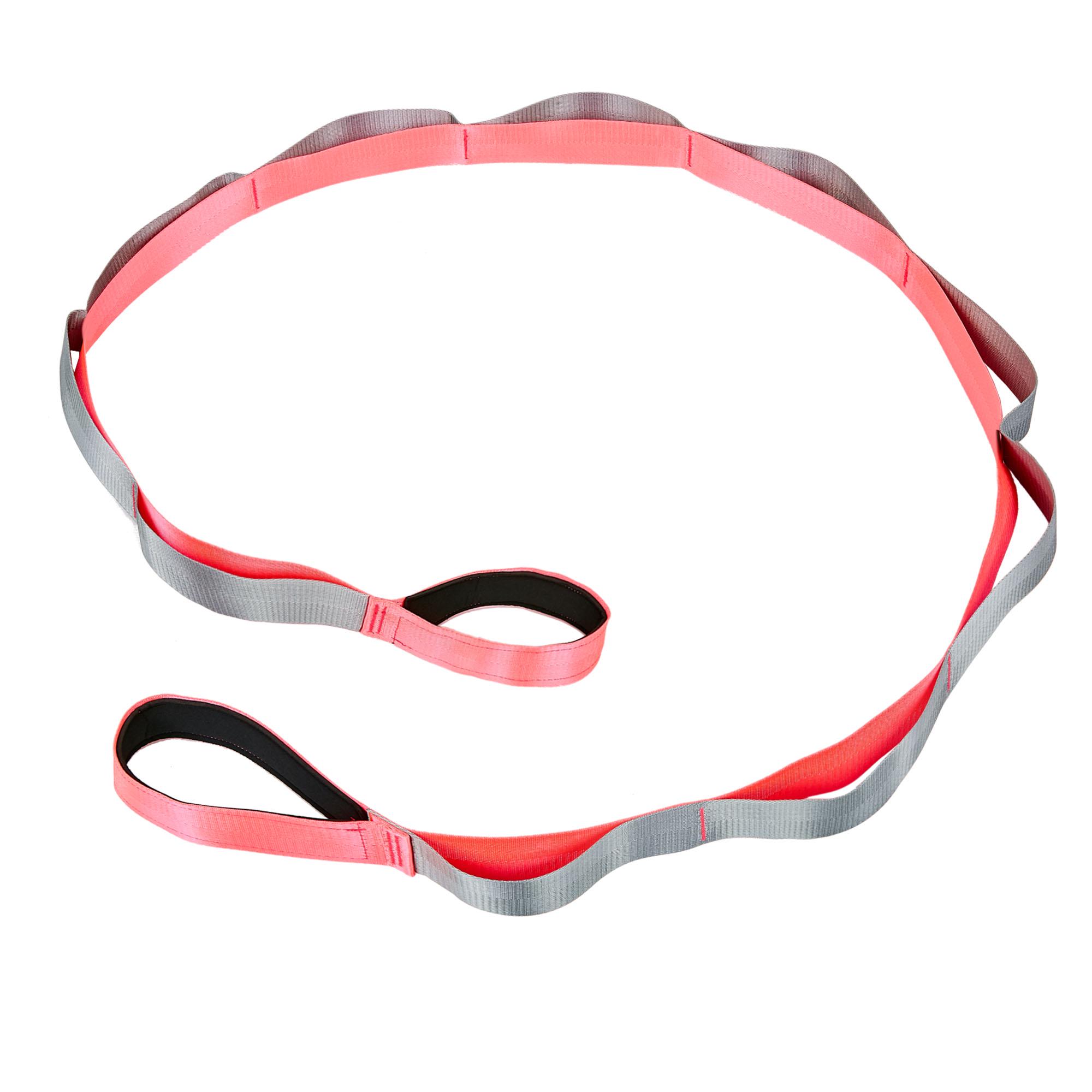 Лента для растяжки Zelart SP-Sport Stretch Strap FI-8369 10 петель Розовый (DR005587)