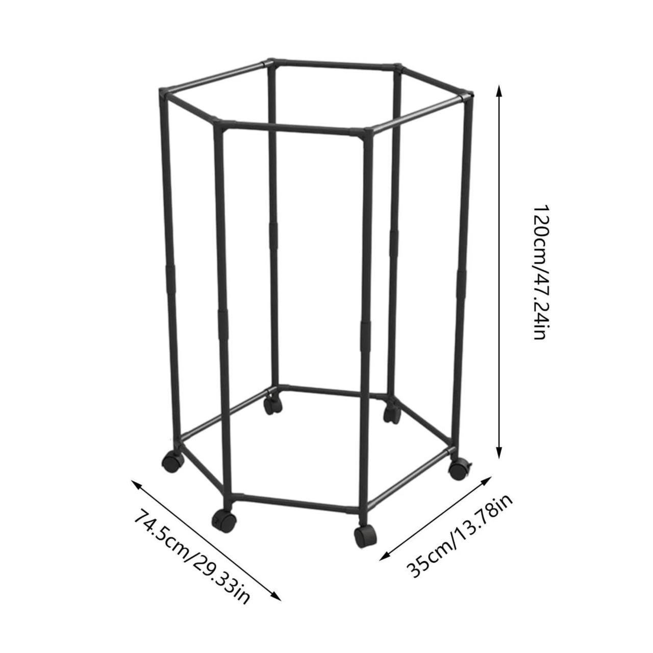 Вешалка для одежды металлическая на колесах (bcf21a0a) - фото 5 Вешалка для одежды металлическая на колесах (bcf21a0a) - фото 5