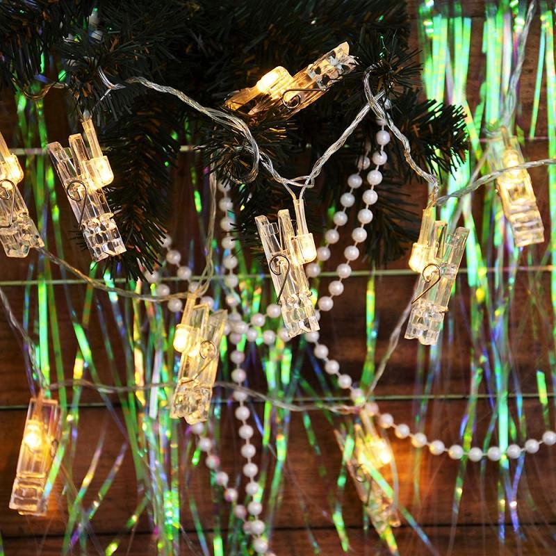 Гирлянда светодиодная SK Photo Clip String Lights 20 шт. (24340fd1) - фото 7