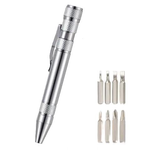 Викрутка прецизійна з 8 бітами Grey (27918737)